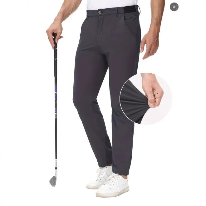 European And American Men's Solid Color Casual Golf Pants