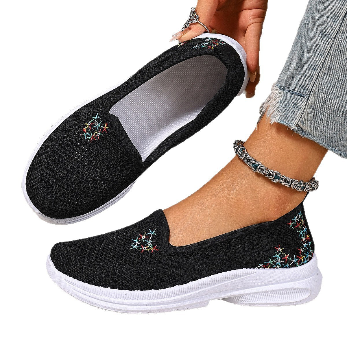 Women's Mesh Casual Breathable Soft-soled Shoes