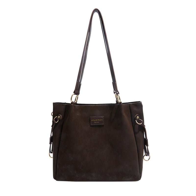 Fashionable High-capacity Versatile Commuter Shoulder Bag