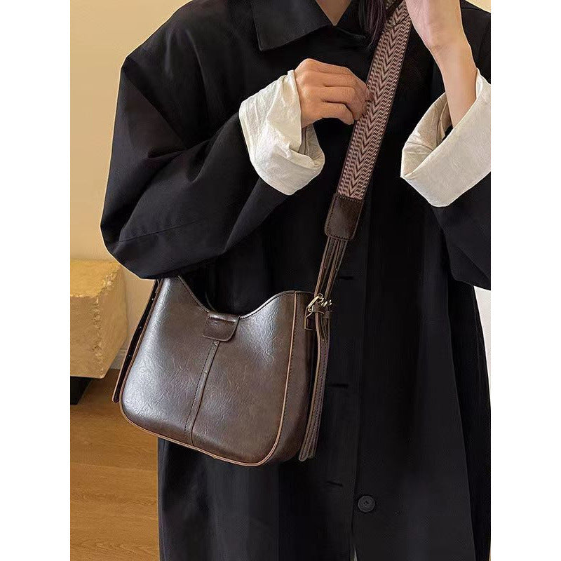 Women's New Fashionable High-End Stylish Retro Crossbody Bag