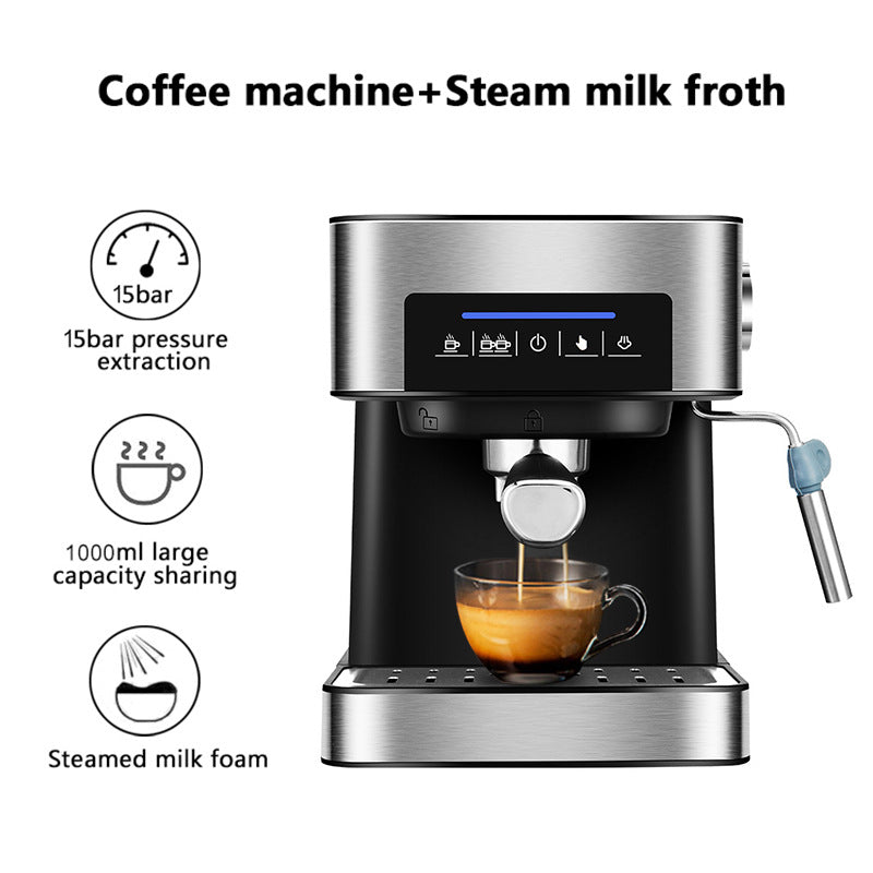 Home Smart Home Macchina per caffè espresso a vapore con montalatte tutto in uno