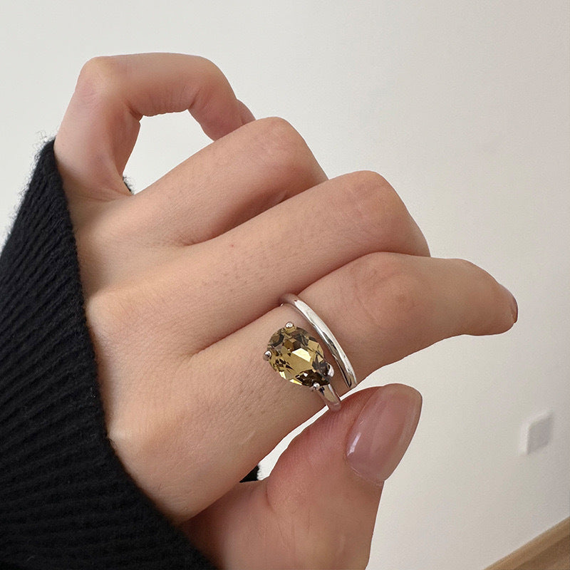 Heavy-duty Index Finger Ring S925 Sterling Silver Jewelry