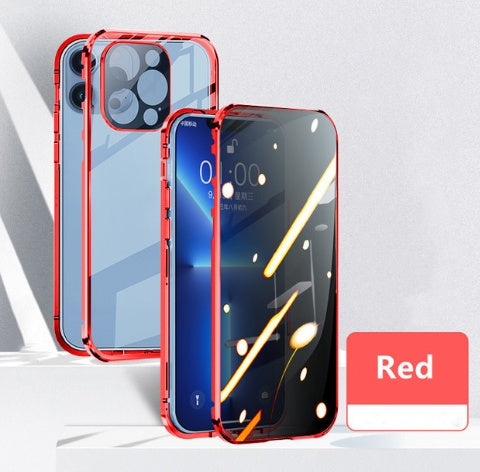 Custodia protettiva per telefono con magnete anti-privacy per occhiali