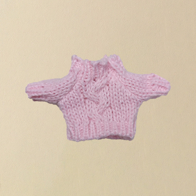10cm Doll Clothes Replacement Sweater Figurine Doll Small Clothes Accessories