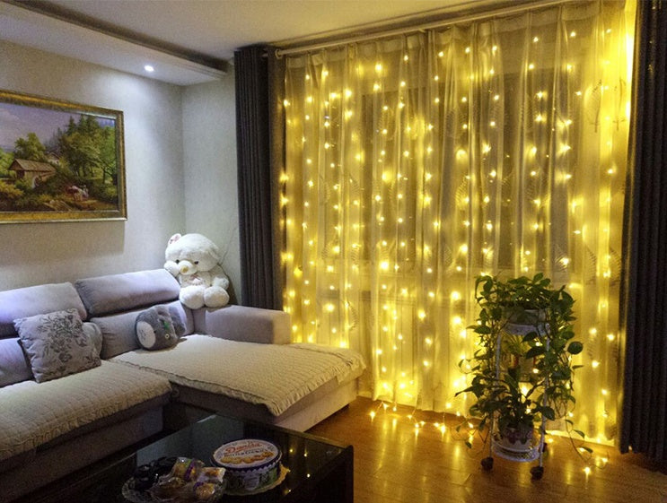 Luci a LED per tende natalizie