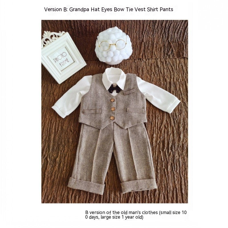 Photographic Studio New Grandma Clothes Baby Clothes For100Days