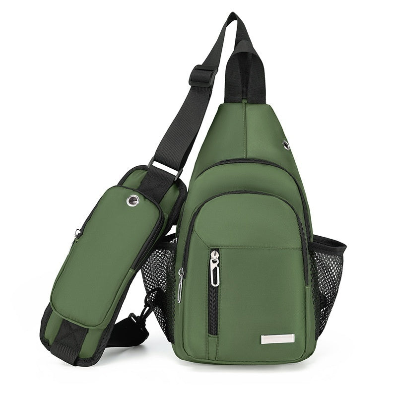 Large-capacity Fashionable Chest Backpack For Outdoor Activities