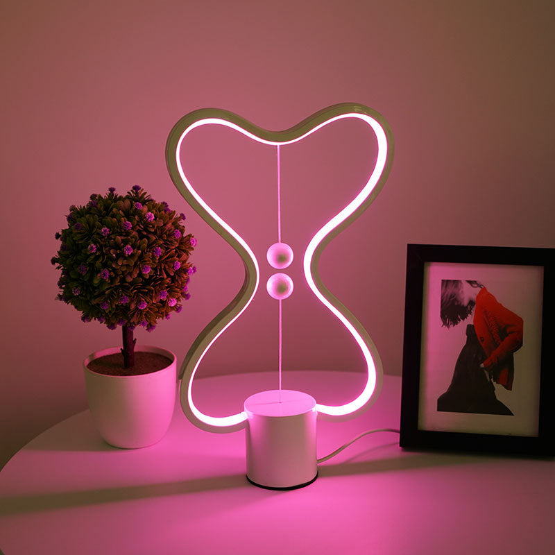 7 Colors Balance Lamp LED Night Light USB Powered Home Decor Bedroom Office Table Night Lamp Light TRENDFLOW