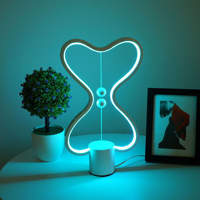 7 Colors Balance Lamp LED Night Light USB Powered Home Decor Bedroom Office Table Night Lamp Light TRENDFLOW