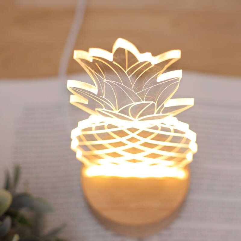 Bedside lamp pineapple table lamp TRENDFLOW