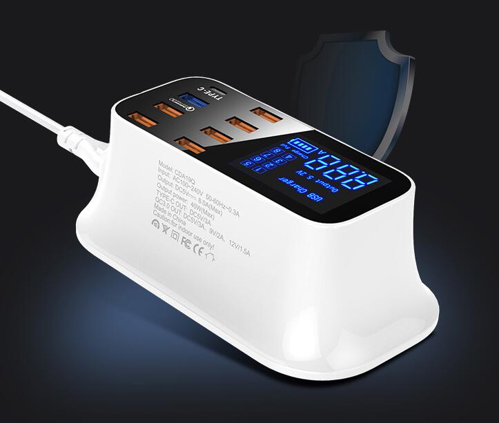 Stazione di ricarica USB intelligente ordinaria Quick Charge 3.0