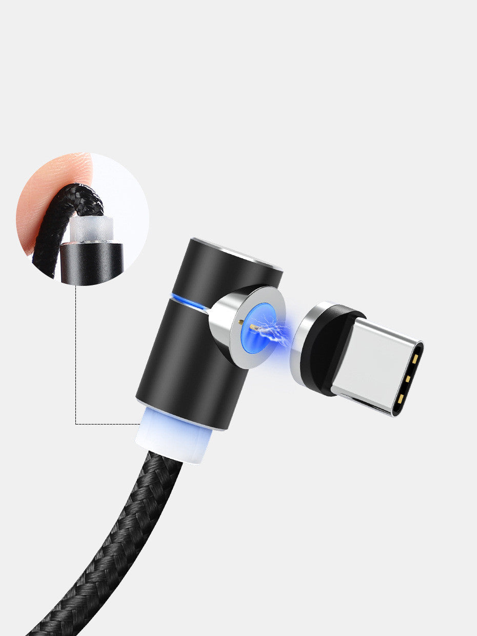 Cavo magnetico Cavo di ricarica magnetico LED Cavo USB e USB Type-C USB C
