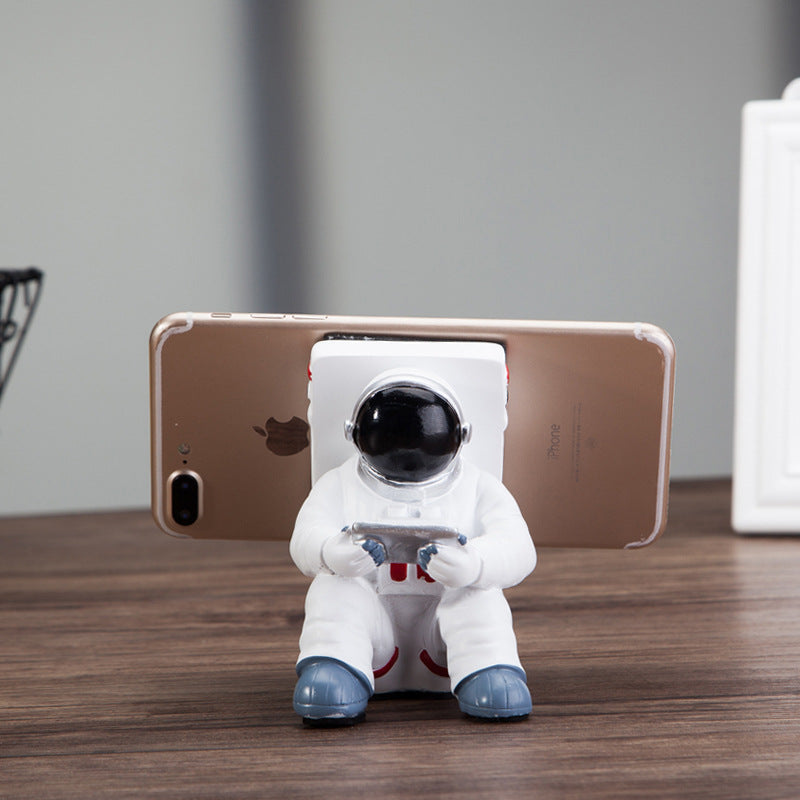 Supporto per cellulare da astronauta semplice, supporto da scrivania per studenti, simpatico supporto per cellulare con astronauta, regalo creativo, piccola decorazione da scrivania