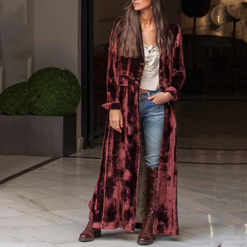 Fashion Long-sleeved Double-breasted Jacket Autumn And Winter