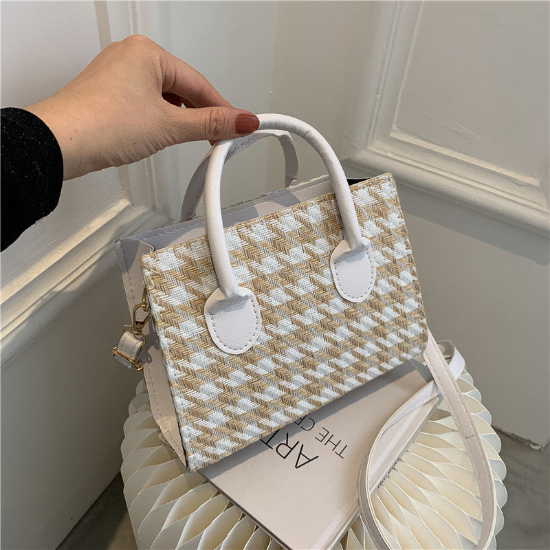 Plaid Small Handbag Women's Casual Shoulder Crossbody Bag