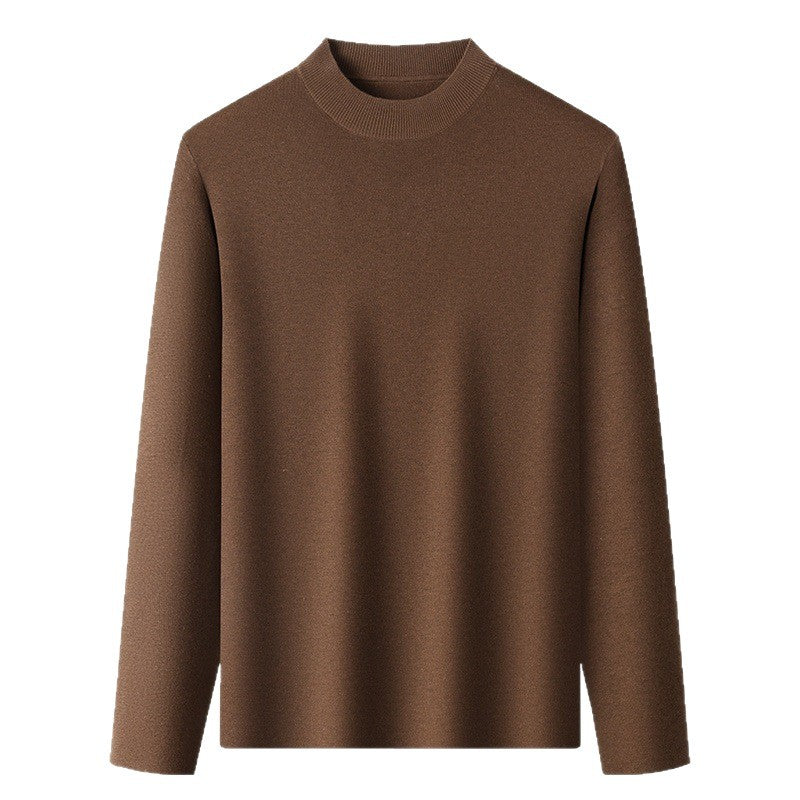 Men's Wool-blend Knitwear With A Mock Turtleneck