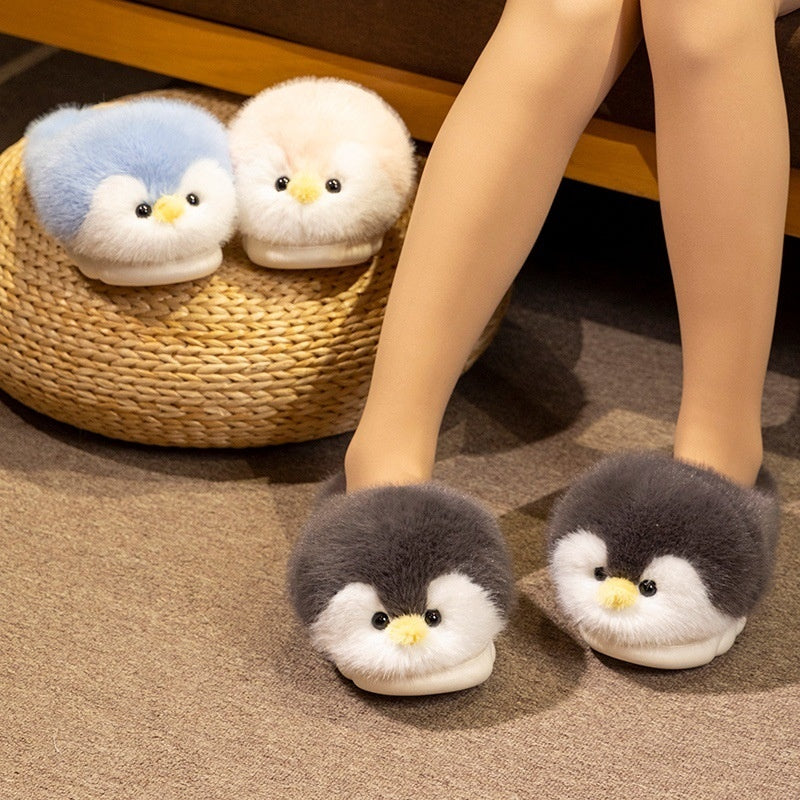 Fleece-lined Warm Slipper-style Cotton Plush Toys With Cotton Lining