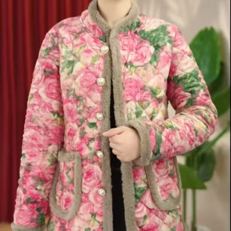 Women's Fleece-lined Warm Coat Stylish Short Style