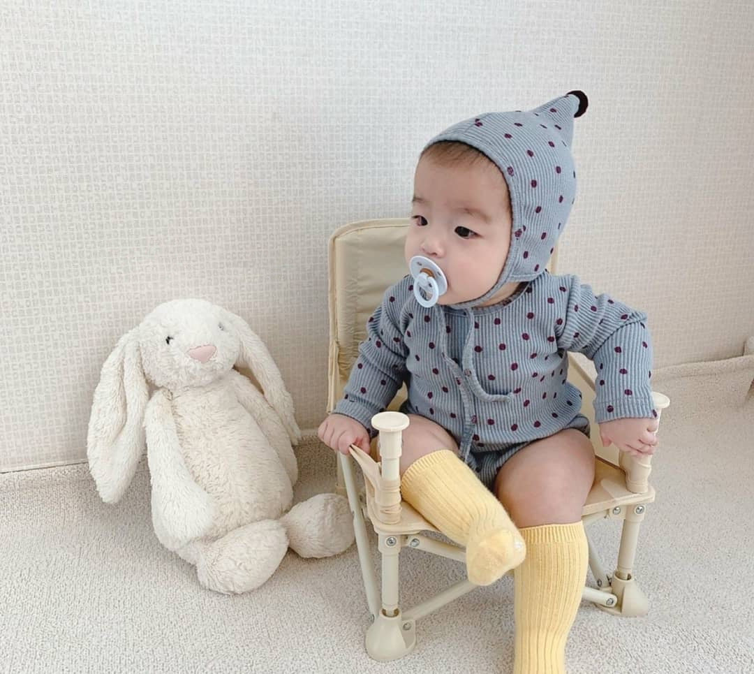 Baby Boys Girl Clothes Newborn Boys Girls Romper Jumpsuit hats Long Sleeves White Blue Playsuit For Newborn Kids