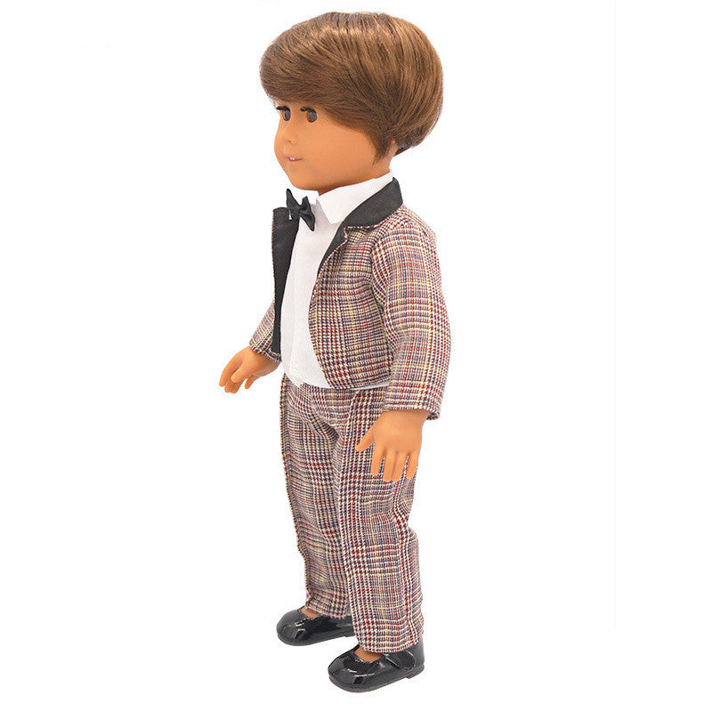 Male Doll Clothes Suit Suit 18 Inch American Girl Simulation Doll Clothes Accessories Doll Clothes