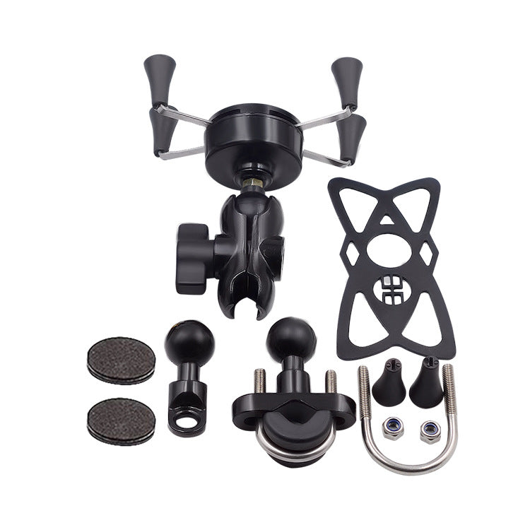 Modifica del supporto per cellulare per motocicletta, accessori per bici elettriche, staffa di base in lega di alluminio
