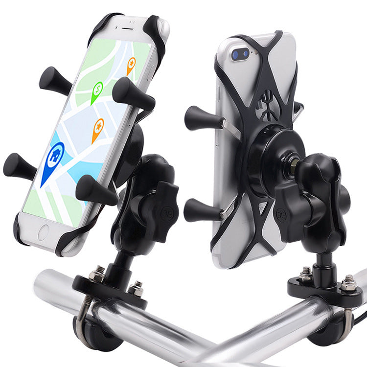 Modifica del supporto per cellulare per motocicletta, accessori per bici elettriche, staffa di base in lega di alluminio