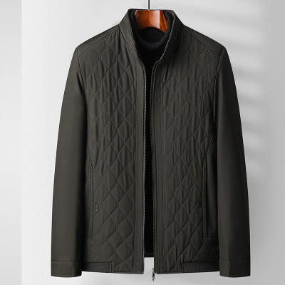 Giacca da uomo autunno inverno, giacca imbottita in cotone, piccola giacca casual