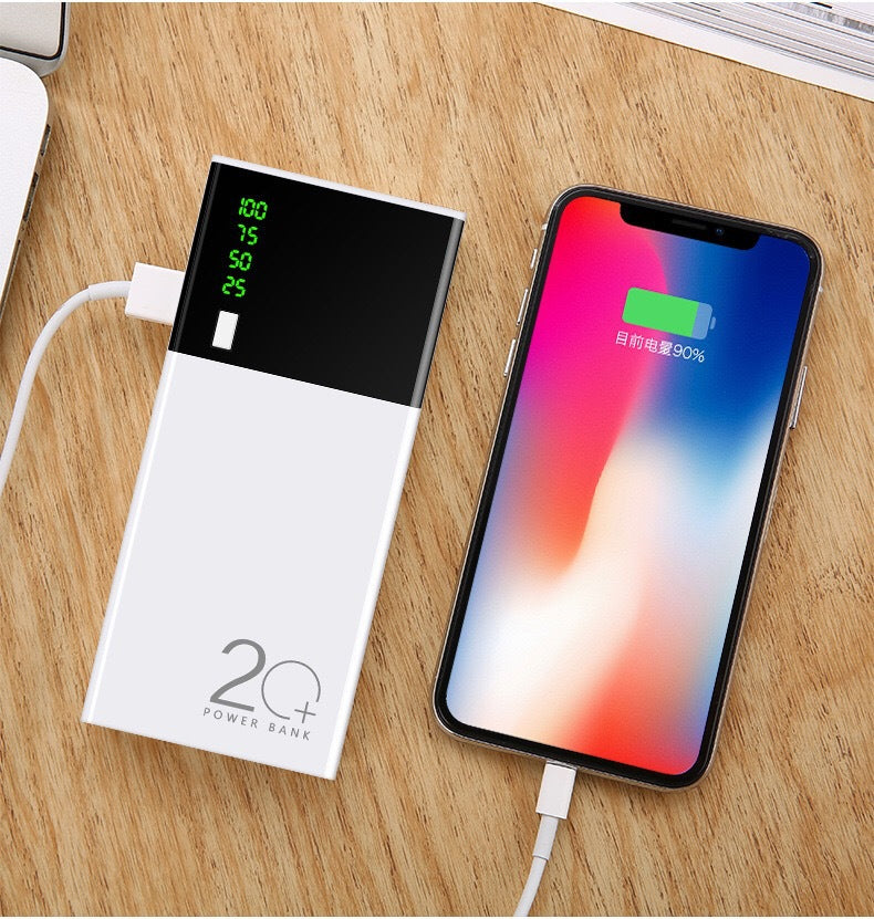 Nuovo Power Bank da 20000 mAh, Power Bank di riso nero, Power Bank personalizzato