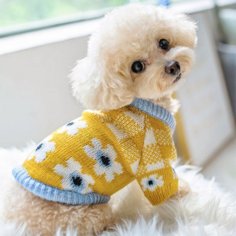 Dog Sweater Pet Clothes Teddy Clothes