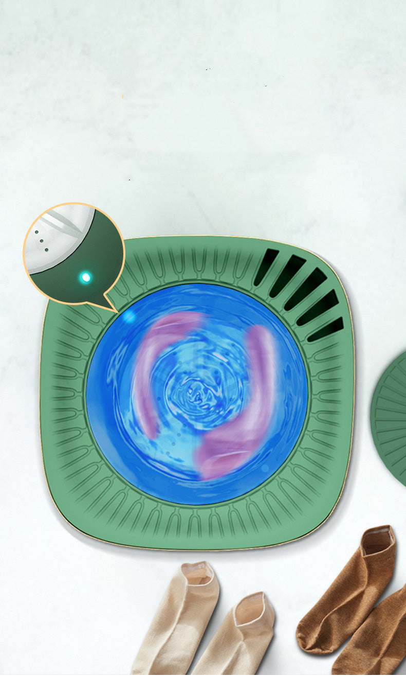 Mini lavatrice portatile completamente automatica per biancheria intima da viaggio in dormitorio