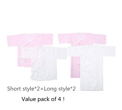 Newborn Baby Clothes Gauze And Robe Summer Clothes Newborn Baby Monk Clothes Pajamas Summer Thin