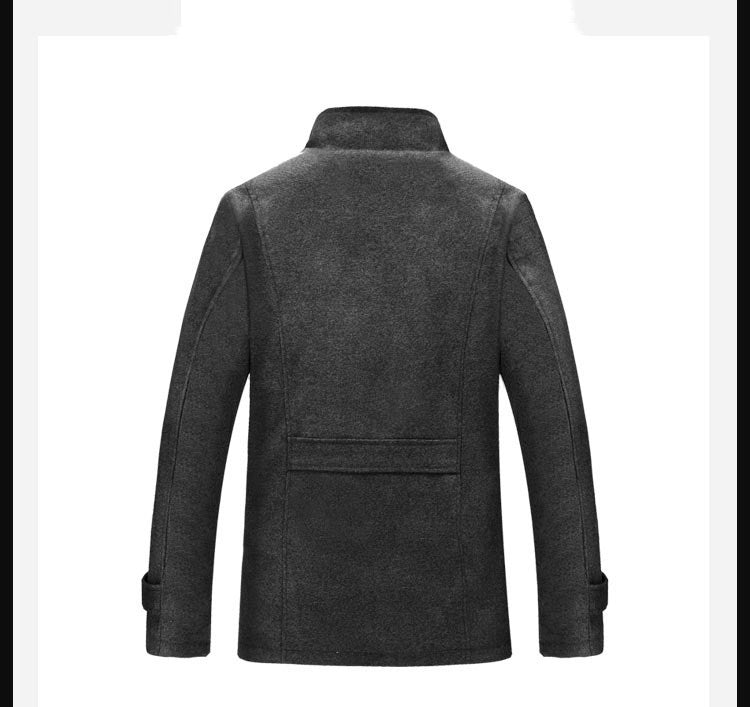 Giacca invernale da uomo con collo alto