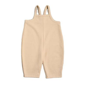 Beige bib pants