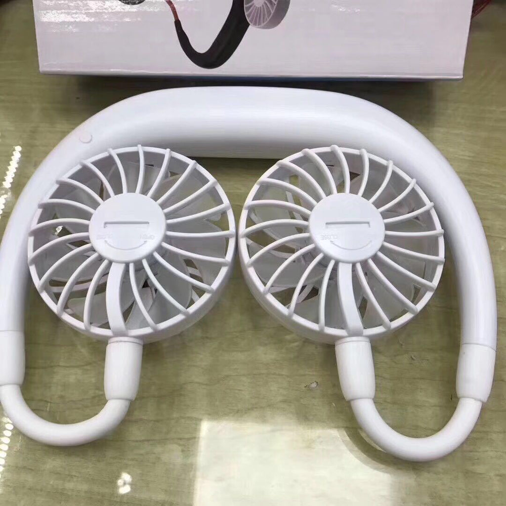 Ventilatore portatile da tavolo per studenti, ventilatore da collo appeso, ventilatore da tavolo portatile da ricarica