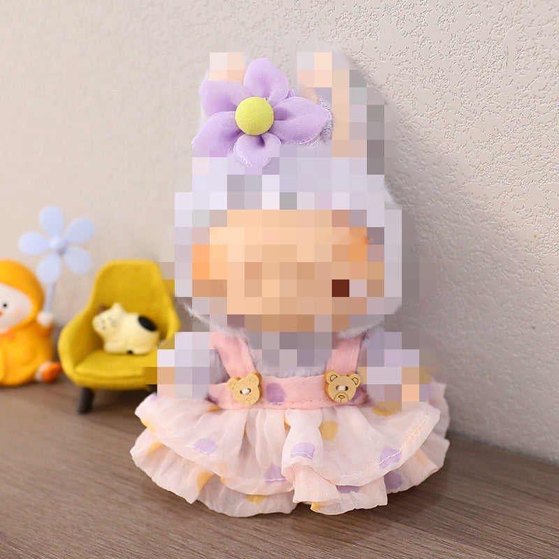 Pendant Clothes Doll Clothes Love Bear Dress