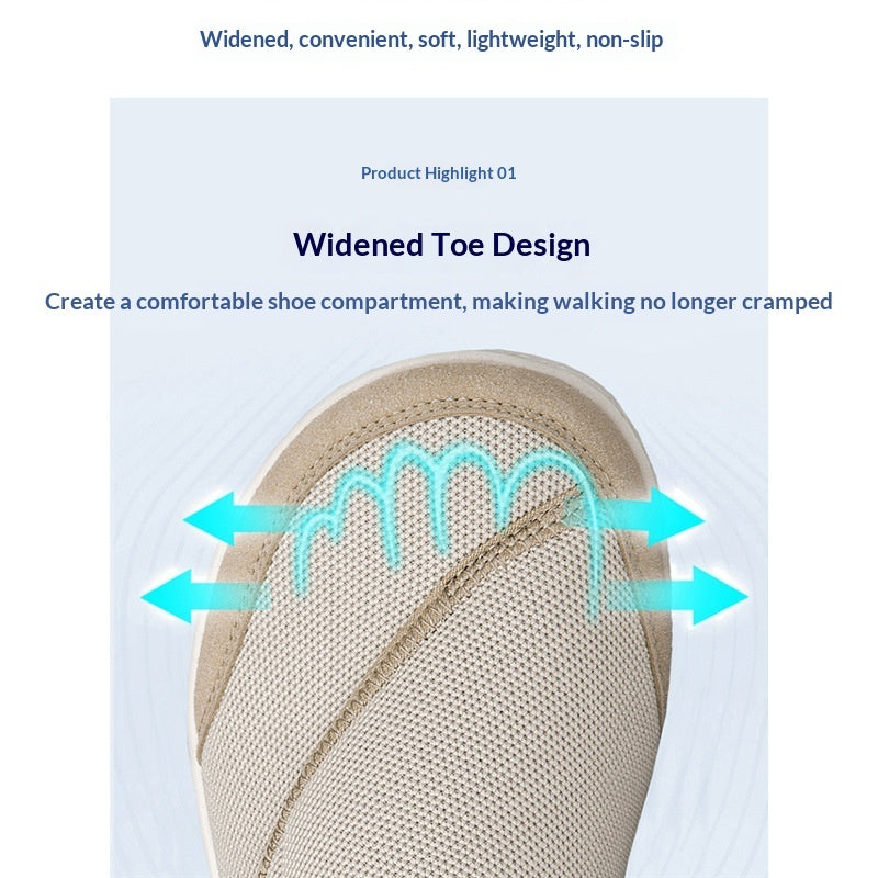 Wide-foot Women's Shoes With Bunion-friendly Design