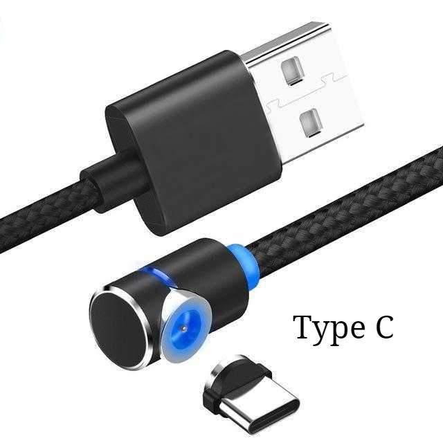 Cavo magnetico Cavo di ricarica magnetico LED Cavo USB e USB Type-C USB C
