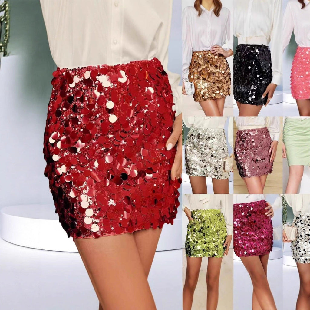 New Sequined Stage Performance Tight-fitting Fashionable Sexy Hip-hugging Skirt TRENDFLOW
