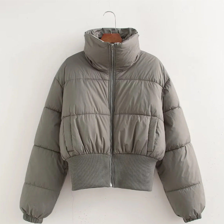 Women's Fashion Simple Cotton Long Sleeve Coat