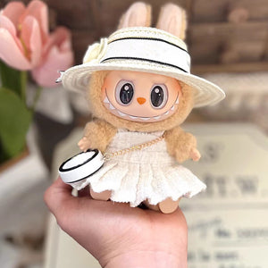 White CC Suit With Bag