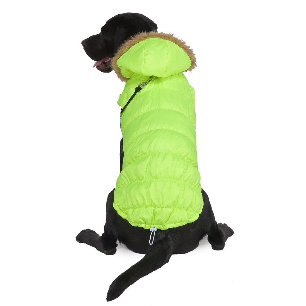 Pet clothes winter clothes big dog clothes night reflective