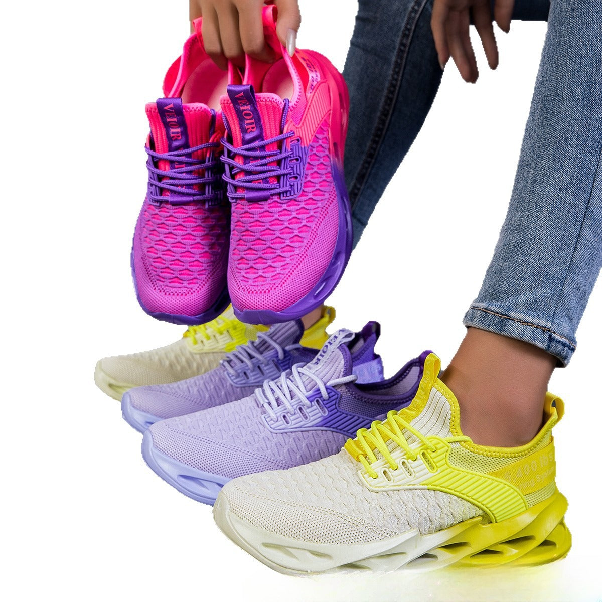 Women's Casual Sporty Outdoor Fashionable Versatile Running Shoes