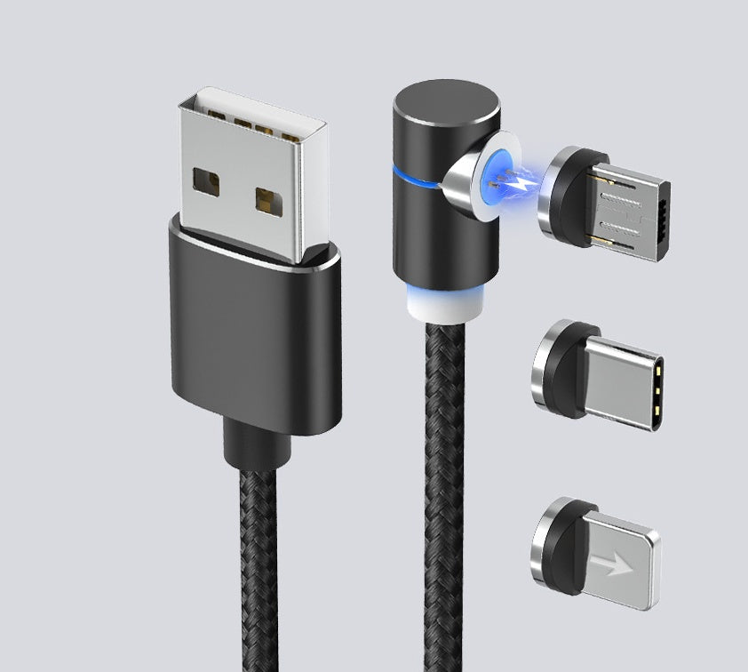 Cavo magnetico Cavo di ricarica magnetico LED Cavo USB e USB Type-C USB C