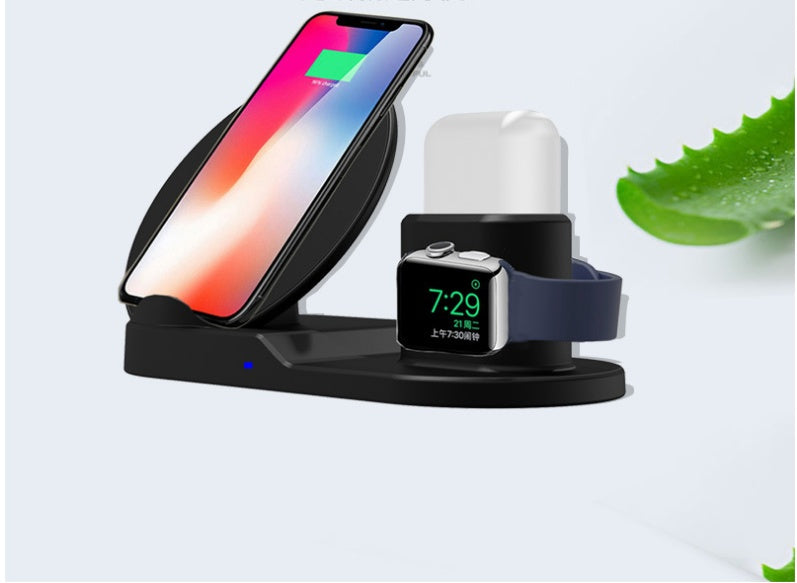 Compatibile con Apple, caricabatterie wireless 3 in 1