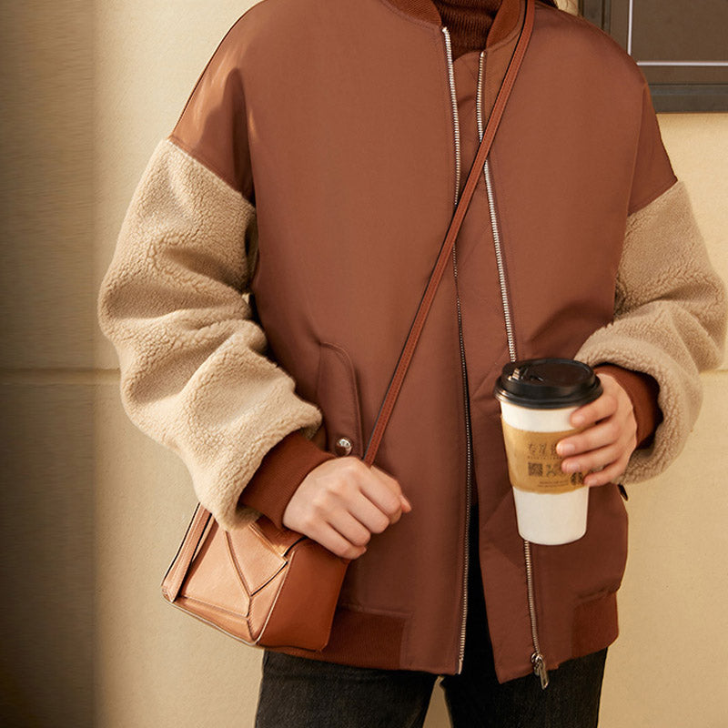 Giacca imbottita invernale da baseball piccola e spessa