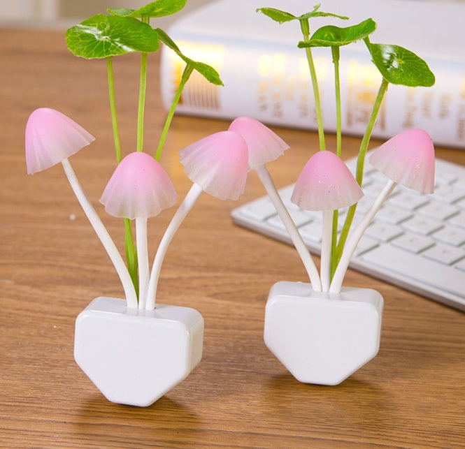 Color LED Mushroom Light, 3 Colors, With Sensor, Novelty, 220v TRENDFLOW