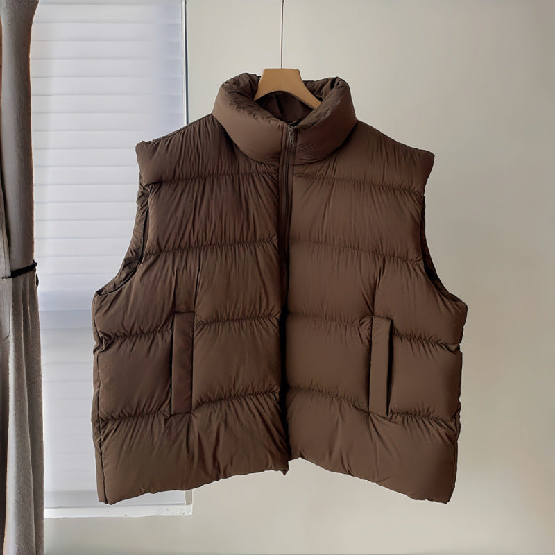 New-style Loose-fit Plus-size Women's Down Vest