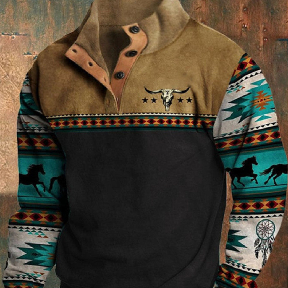 Men's 3D Printed Casual Fashion Sweatshirt