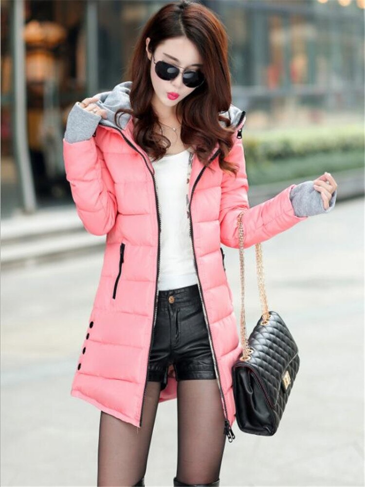 Giacca imbottita in piuma Guanti imbottiti con cappuccio Giacca imbottita Cappotto invernale Giacca imbottita