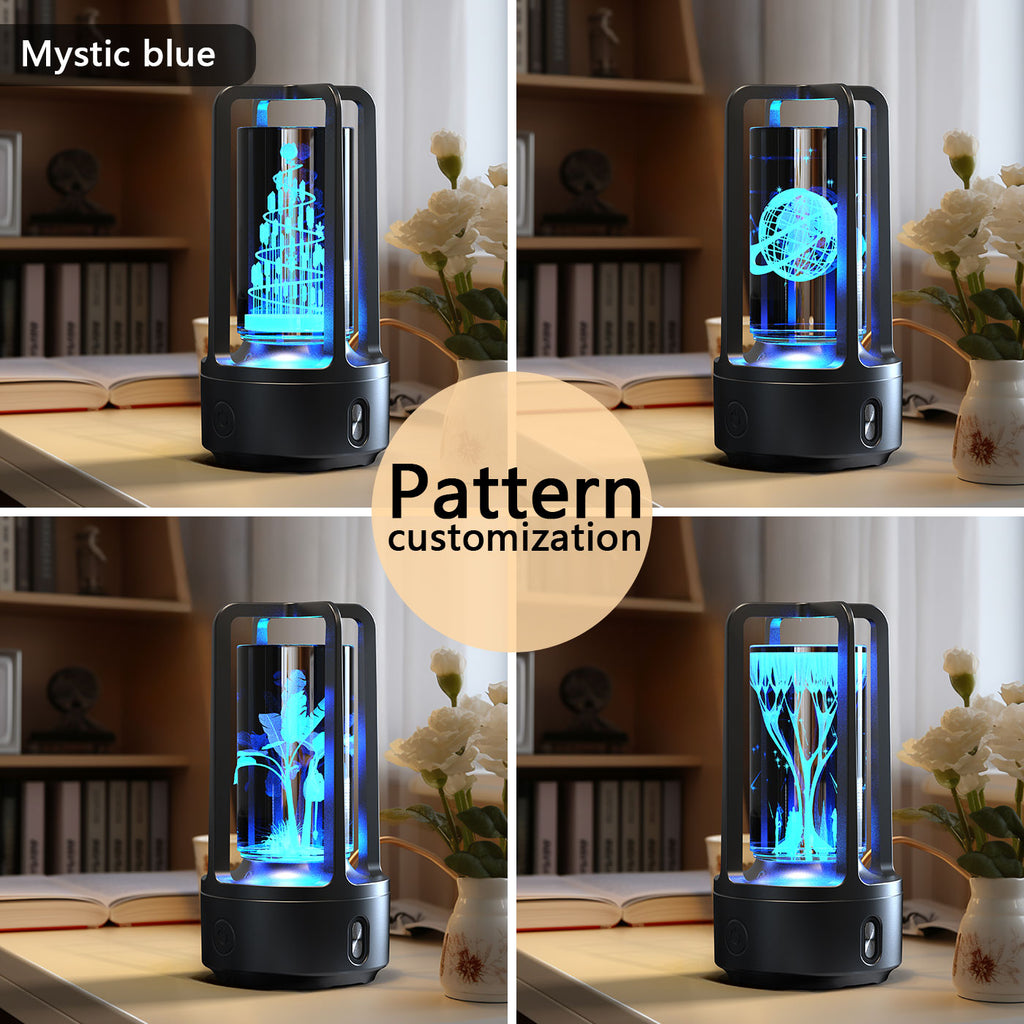 Lampada da notte con altoparlante Bluetooth e audio 2 in 1 creativa, regalo di San Valentino, con tocco.